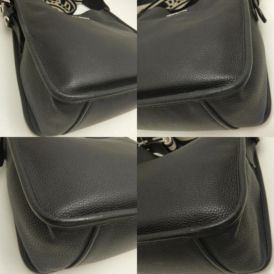 PRADA（プラダ） 1BC073 ショルダーバッグ ヴィッテロダイノ NERO 