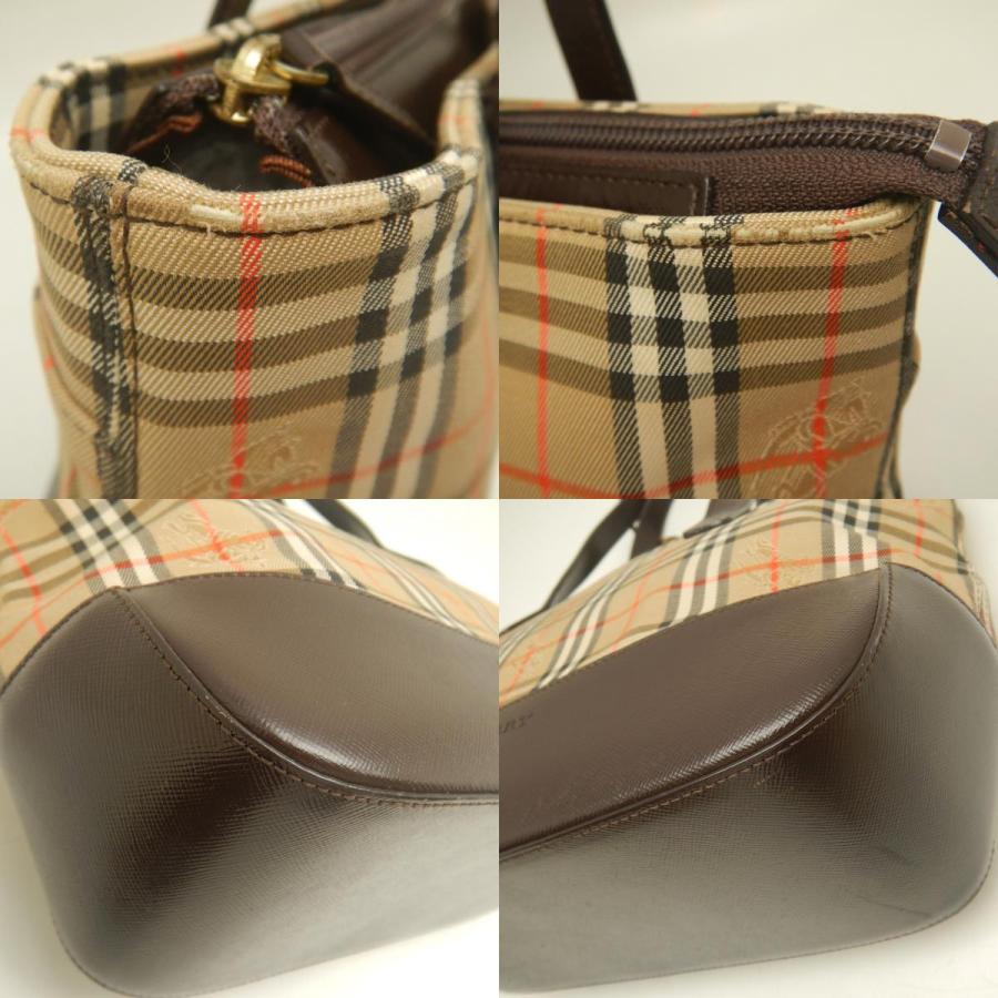 K*e様 バーバリー ハンドバッグ ノバチェック キャンバスxレザー ベージュ BURBERRY（バーバリー） ノバチェック ハンドバッグ キャンバスxレザー