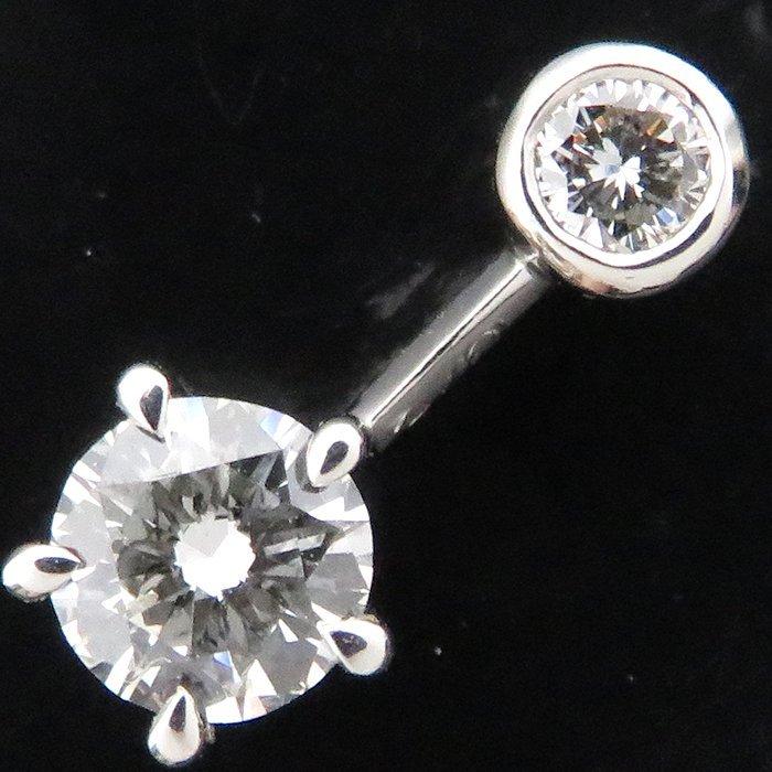 ダイヤモンドピアス Pt900 ダイヤモンド0.310ct/0.312ct H.SI 