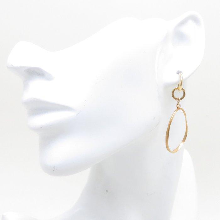 ピアス ダイヤモンド0.029ctx2 K18YG イエローゴールド/27861【中古