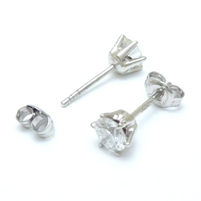 ダイヤモンド ピアス ダイヤモンド0.63ct Pt900プラチナ/28157【中古