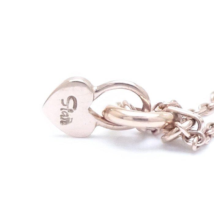 スタージュエリー STAR JEWELRY ハート ブレスレット ダイヤモンド0.06 