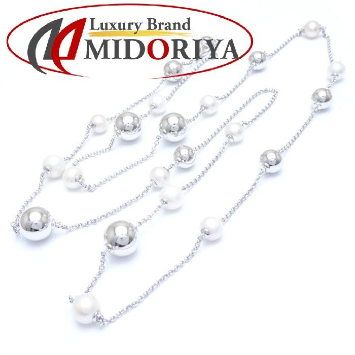 ジョージジェンセン Georg Jensen スフィア パール ロング ネックレス 
