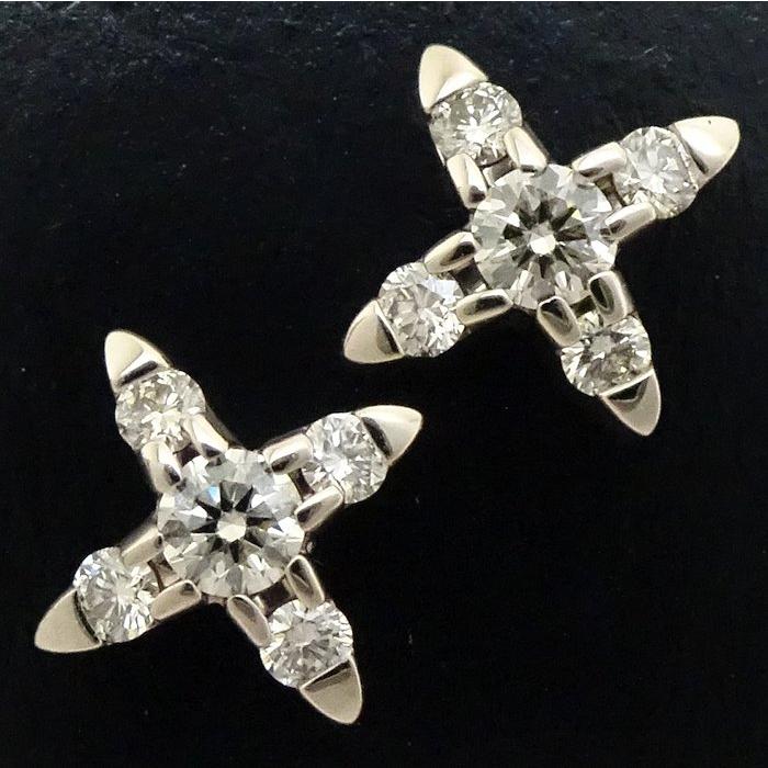 Kashikey カシケイ ネイキッド ピアス ブラウンダイヤモンド0.23ct  