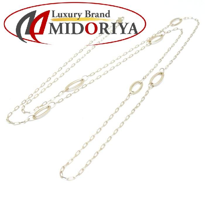 RUGIADA ルジアダ デザイン ロング ネックレス 90cm K10YG イエロー  