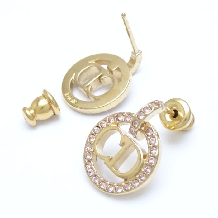 Christian Dior クリスチャンディオール CDロゴ ネックレス & ピアス 