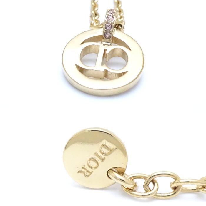 Christian Dior クリスチャンディオール CDロゴ ネックレス & ピアス 