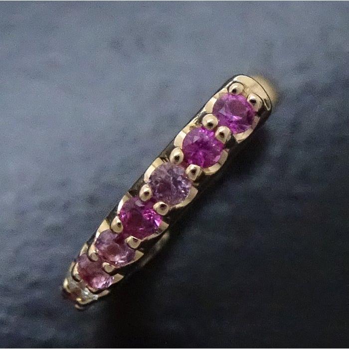 Ponte Vecchio ポンテヴェキオ イヤーカフ イヤリング ピンクサファイヤ0.06ct ダイヤモンド0.01ct K18PG ピンクゴールド/290671【中古】｜phasemidoriya78｜05