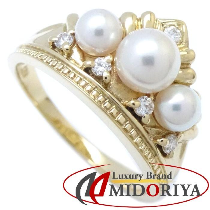 MIKIMOTO ミキモト パール リング 指輪 11号 真珠 ダイヤモンド MIKIMOTO ミキモト パール リング 指輪 11号 真珠 ダイヤモンド