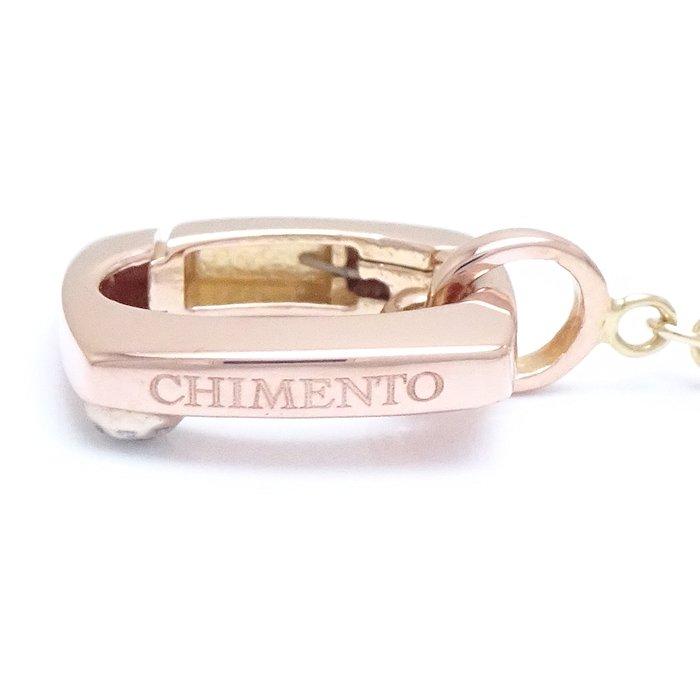 CHIMENTO キメント ロング ネックレス シェル 1Pダイヤモンド 90cm 