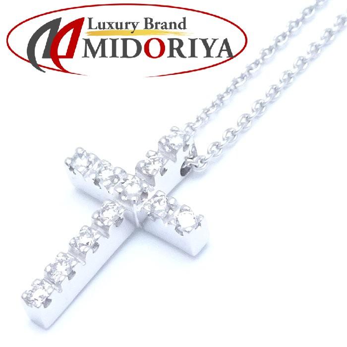 STAR JEWELRY スタージュエリー クロス ダイヤモンド ネックレス 