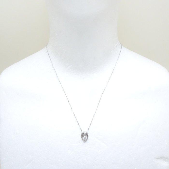 LA SOMA ラソマ ダイヤモンド ネックレス 一粒ダイヤモンド0.304ct スウィング Pt900プラチナxPt850プラチナ /290968【中古】_1