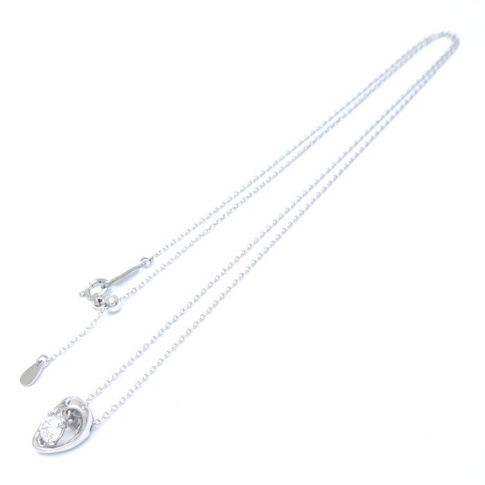 LA SOMA ラソマ ダイヤモンド ネックレス 一粒ダイヤモンド0.304ct スウィング Pt900プラチナxPt850プラチナ /290968【中古】_2