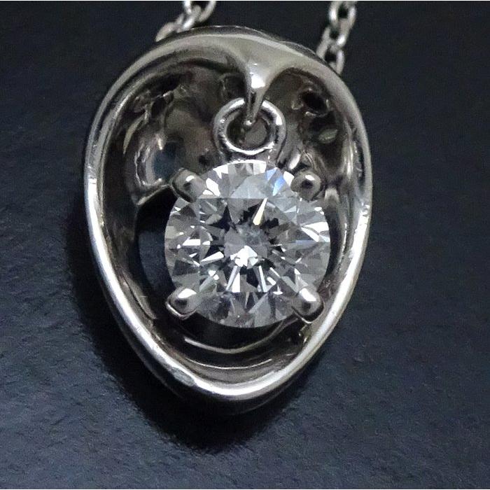LA SOMA ラソマ ダイヤモンド ネックレス 一粒ダイヤモンド0.304ct スウィング Pt900プラチナxPt850プラチナ /290968【中古】_4