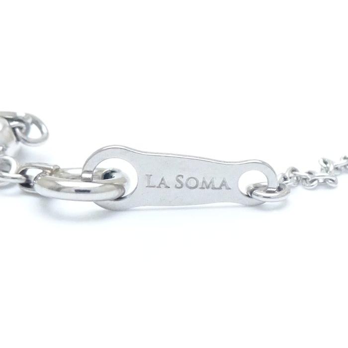 LA SOMA ラソマ ダイヤモンド ネックレス 一粒ダイヤモンド0.304ct スウィング Pt900プラチナxPt850プラチナ /290968【中古】_5