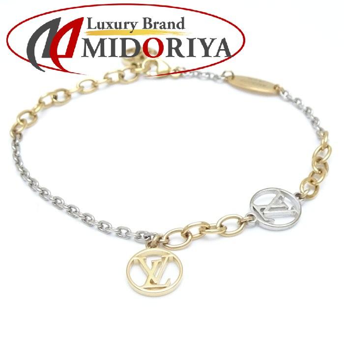 LOUIS VUITTON ルイヴィトン ブラスレ ロゴマニア ブレスレット M68077  
