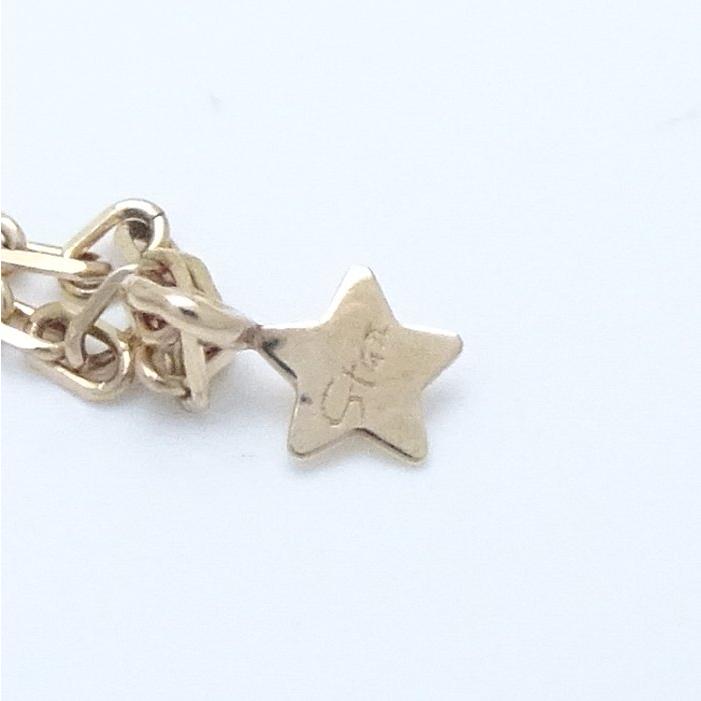 STAR JEWELRY スタージュエリー スター アンクレット 2JU0162 星モチーフ K10YG イエローゴールド/291028【中古】｜phasemidoriya78｜03