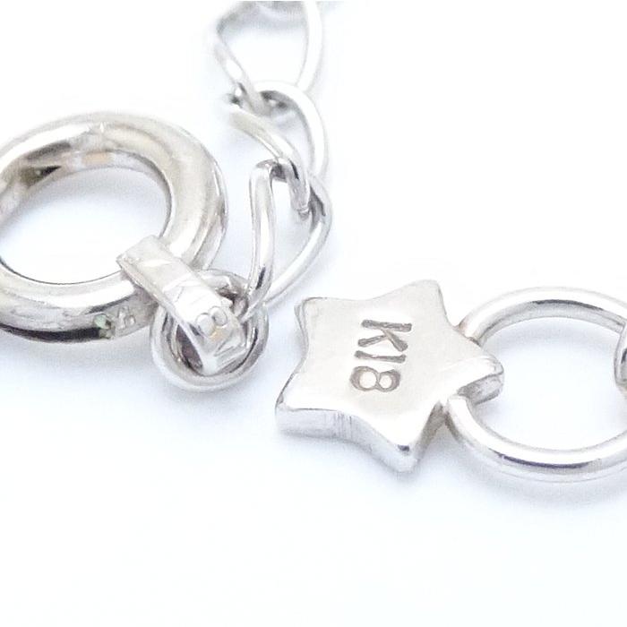 スタージュエリー ホワイトゴールド アジャスターチェーン K18WG 5cm