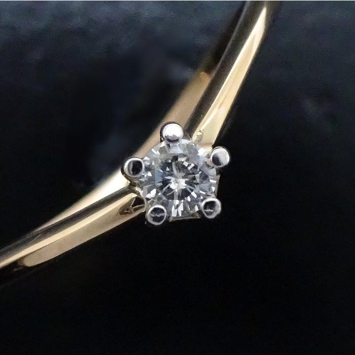 STAR JEWELRY スタージュエリー ダイヤモンドリング 10.5号 ダイヤモンド0.066ct K18YG イエローゴールドxPt900プラチナ /291257【中古】｜phasemidoriya78｜06