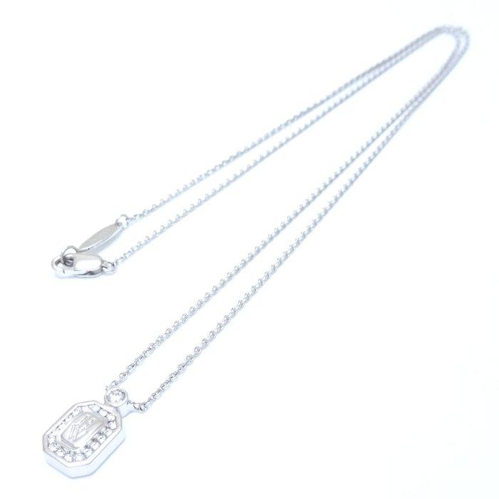 HARRY WINSTON ハリーウィンストン ＨＷロゴ ネックレス ダイヤモンド PEDWRD16HWL K18WG ホワイトゴールド /291298【中古】