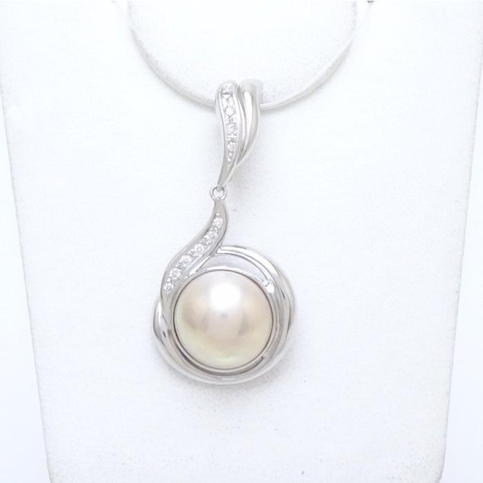 TASAKI（タサキ） 田崎真珠 パール ペンダントトップ マベパール 