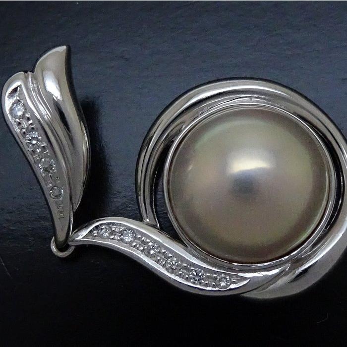 TASAKI（タサキ） 田崎真珠 パール ペンダントトップ マベパール 