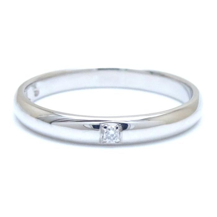 ブルーダイヤ pt1000 プラチナリング