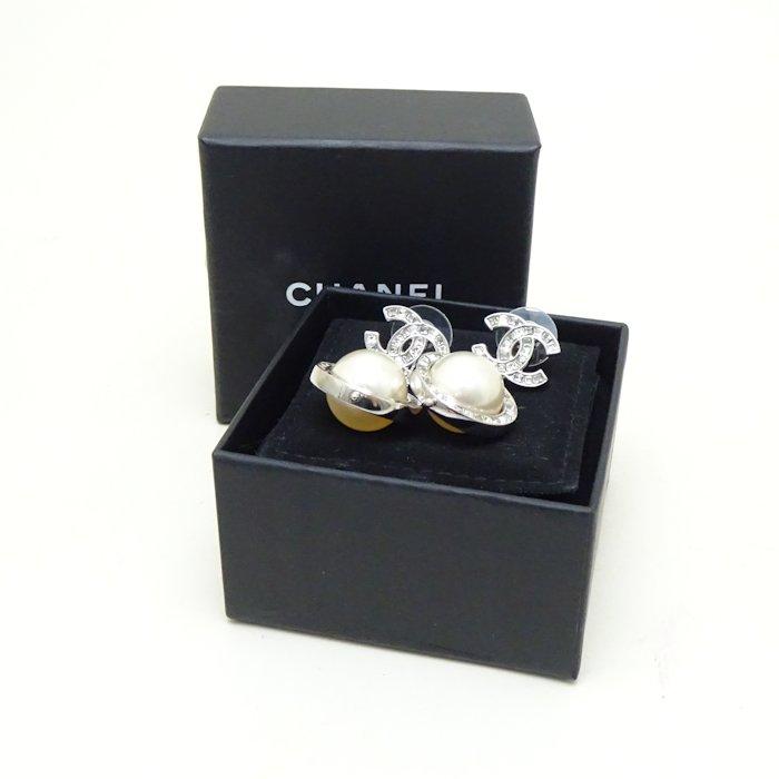 CHANEL（シャネル） ココマーク ピアス ラインストーン B18B シルバー