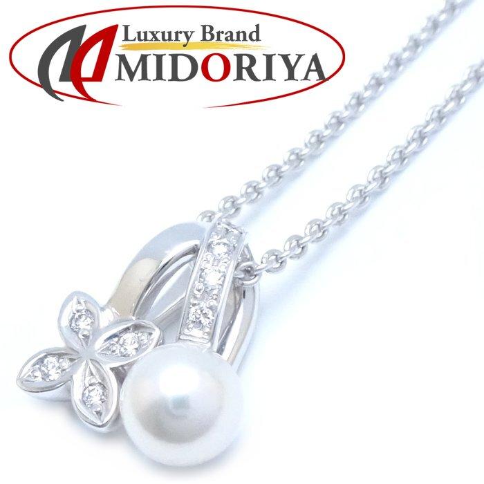 MIKIMOTO ミキモト ネックレス パール5.5ミリ ダイヤモンド MIKIMOTO ミキモト ネックレス パール5.5ミリ ダイヤモンド