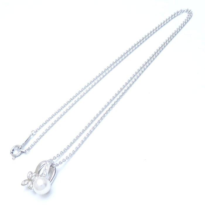 MIKIMOTO ミキモト ネックレス パール5.5ミリ ダイヤモンド MIKIMOTO ミキモト ネックレス パール5.5ミリ ダイヤモンド