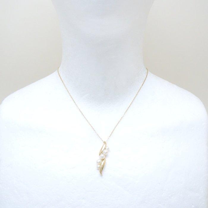 MIKIMOTO ミキモト パール ネックレス 淡水真珠 K18YG イエローゴールド/292699【中古】_1