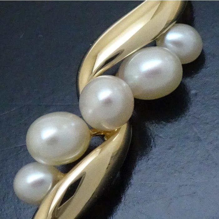 MIKIMOTO ミキモト パール ネックレス 淡水真珠 K18YG イエローゴールド/292699【中古】_4