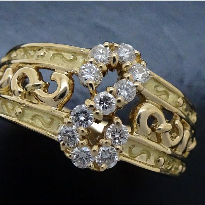 CELINE セリーヌ ダイヤモンド リング 指輪 ダイヤモンド0.27ct 11.5号  