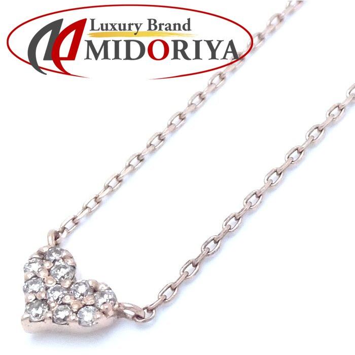 THE KISS ザ キッス ハート ネックレス ダイヤモンド0.05ct K10PG