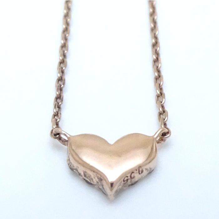 THE KISS ザ キッス ハート ネックレス ダイヤモンド0.05ct K10PG