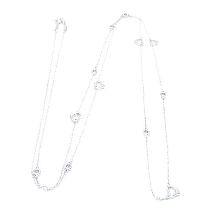 TIFFANY&Co. ティファニー バイザヤード オープンハート ネックレス 7P 