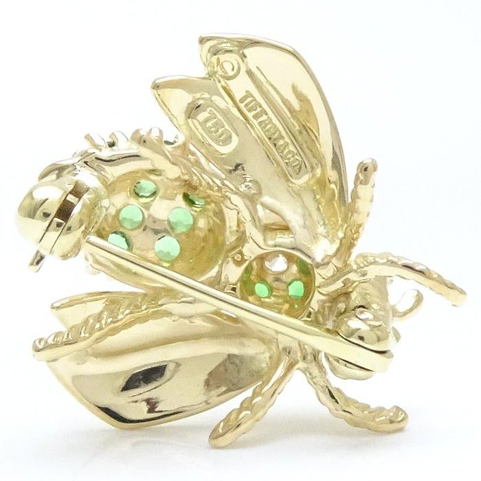 ガーネット ベビーパール ブローチ K14YG 中古 TIFFANY&Co