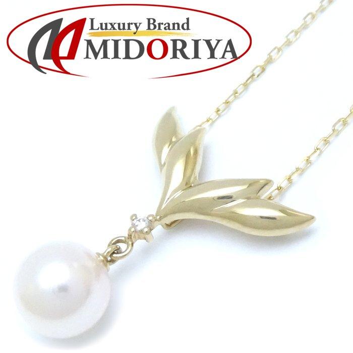 MIKIMOTO パール　ダイヤモンド　ネックレス　ゴールド　真珠　ミキモト 楽天市場】ミキモト ゴールデンパール 真珠 ネックレス K18イエロー