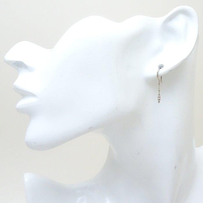 Kashikey カシケイ ネイキッド ピアス ブラウンダイヤモンド0.03 Kashikey カシケイ ネイキッド ピアス ブラウンダイヤモンド0.03