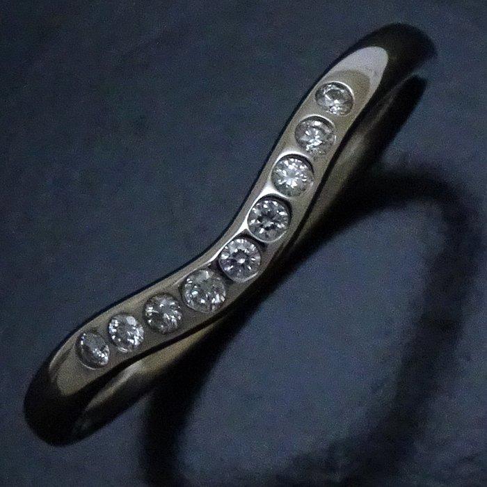 TIFFANY&Co. ティファニー カーブドバンド リング 指輪 9P