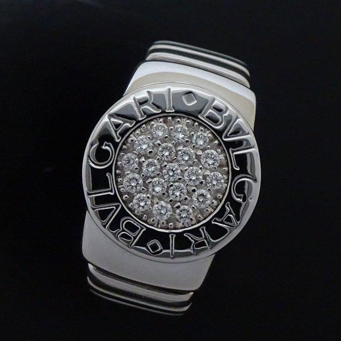BVLGARI（ブルガリ） ブルガリブルガリ トゥボガス リング 指輪 ダイヤモンド 15号 K18WG ホワイトゴールド/293151【中古 ...