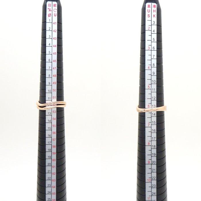 WISP ウィスプ リング 指輪 ダイヤモンド0.02ct 12号 K10PG ピンクゴールド/293169【中古】_4