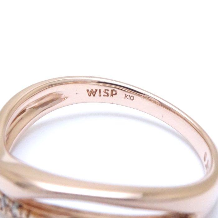 WISP ウィスプ リング 指輪 ダイヤモンド0.02ct 12号 K10PG ピンクゴールド/293169【中古】_6