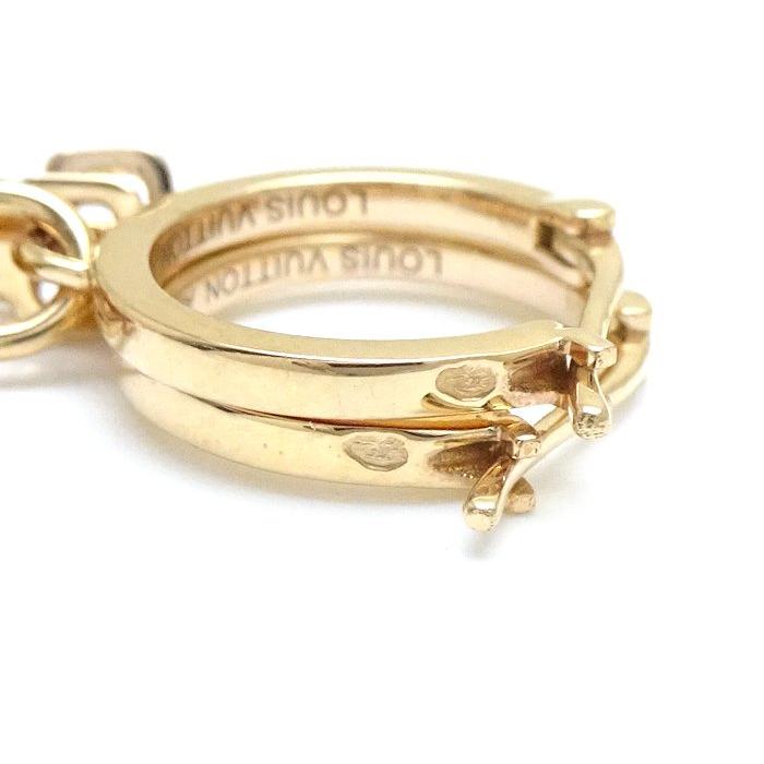 LOUIS VUITTON ルイヴィトン クレオールロックイット ピアス K18PG