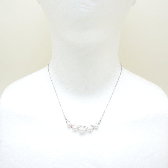 MIKIMOTO（ミキモト） パール ネックレス 真珠5.7〜6.1ミリ 5珠