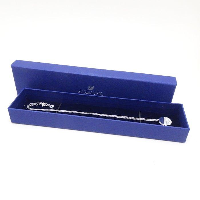 SWAROVSKI スワロフスキー クリスタル ネックレス ラウンドモチーフ シルバーメッキ/293282【中古】_6