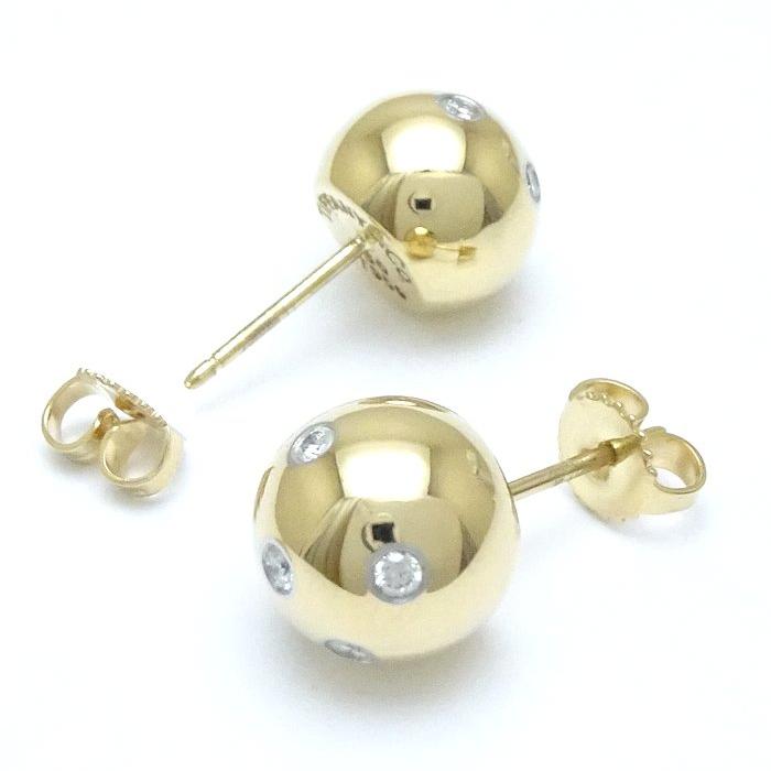 TIFFANY&Co.（ティファニー） ドッツ ボール ピアス ダイヤモンド