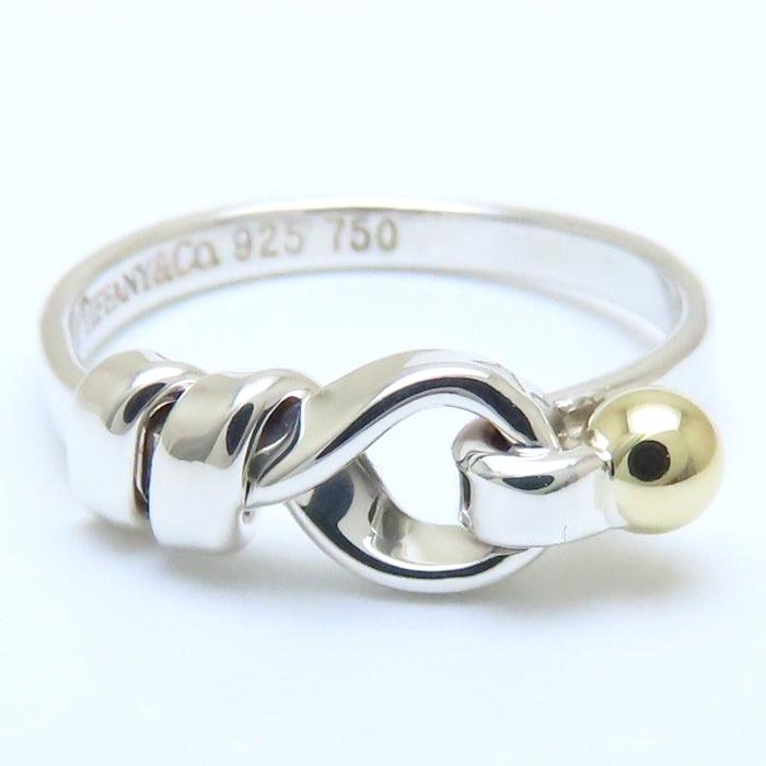 TIFFANY&Co.（ティファニー） フック＆アイ リング 指輪 15号 シルバー
