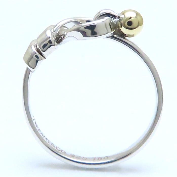 TIFFANY&Co.（ティファニー） フック＆アイ リング 指輪 15号 シルバー