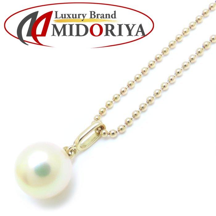 MIKIMOTO ミキモト パール ネックレス 真珠8.1ミリ K18YG MIKIMOTO ミキモト パール ネックレス 真珠8.1ミリ K18YG